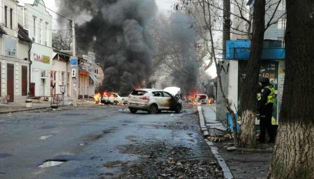 In Cherson zerstören Russen ganze Wohnviertel