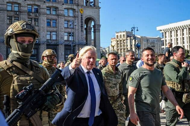 Boris Johnson s’est rendu à Kyiv pour le Jour de l’Indépendance
