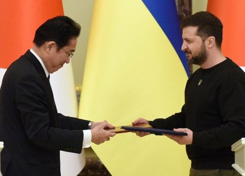 L’Ukraine et le Japon ont signé une déclaration sur un partenariat global spécial