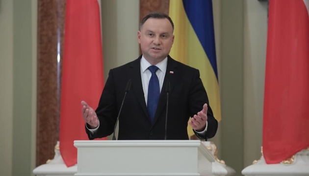 Andrzej Duda proponuje zorganizowanie szczytu NATO-Ukraina