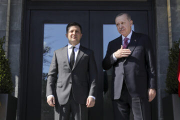 Konferencja prasowa Zełenskiego i Erdogana