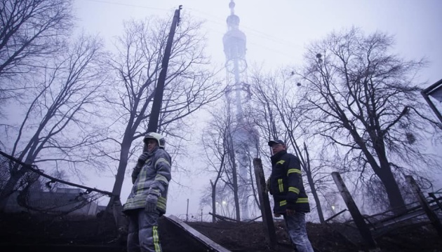 Ostrzelano wieżę telewizyjną w Kijowie – pięciu zabitych i pięciu rannych