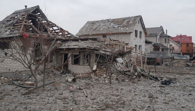 W Owruczu w obwodzie żytomierskim 30 prywatnych domów zostało zniszczonych przez wrogi atak rakietowy