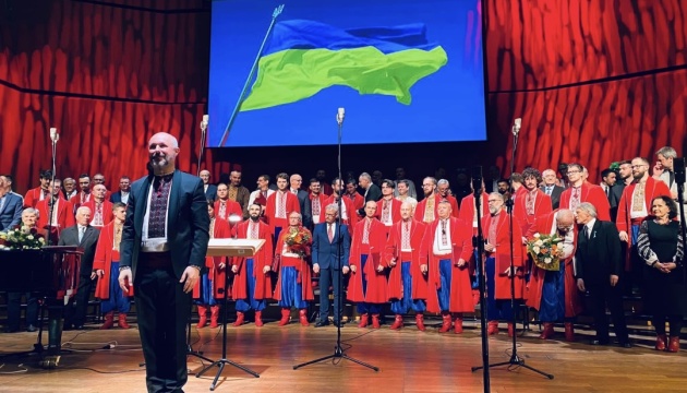 Ukraiński chór męski „Żurawli” dał koncert w Polsce z okazji 50-lecia istnienia