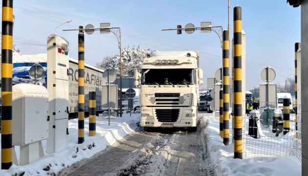 Na przejściu z Polską zapracowała eCherga dla ciężarówek