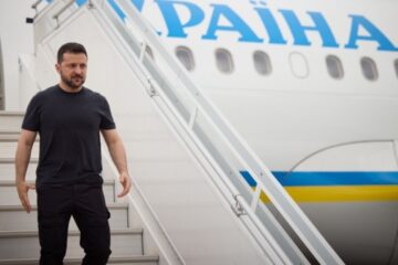 Zelensky arrives in New York to attend UNGA