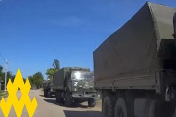 Partisans expose Russian logistics base in Simferopol