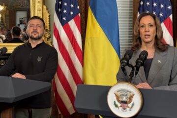 Zelensky meets with Harris