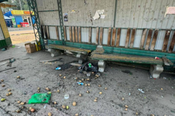 Russian drone hits bus stop in Kupiansk, injuring two