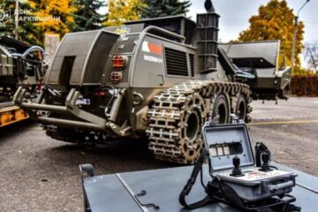 Kharkiv region receives Bojena 5 demining vehicle from foreign volunteers