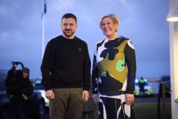 Zelensky meets with Iceland’s president in Reykjavik