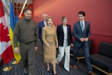 Ukrainian delegation presents Victory Plan to Justin Trudeau in Montreal