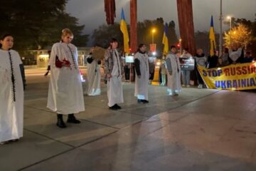 Relatives of Ukrainian POWs at rally in Geneva call on Red Cross to take more decisive action