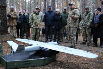 German foreign minister visits Ukrainian border unit in Chernihiv region