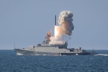 Russia keeps two warships armed with up to eight Kalibr missiles in Black Sea