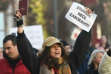 Tens of thousands of students protesting in Belgrade over Novi Sad tragedy