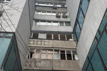 Administrative building, residential buildings damaged in Dnipro as result of rocket attack