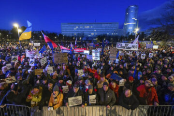 Protests in Slovakia against Robert Fico’s pro-Russian policies