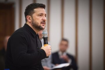 Zelensky meets with students of SGH Warsaw School of Economics