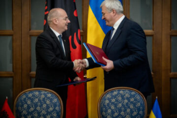 Sybiha announces opening of Albanian Embassy in Ukraine