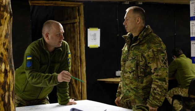 CinC Syrskyi visits 155th Brigade on Pokrovsk front