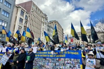 Istanbul hosts rally to mark third anniversary of Russia’s invasion of Ukraine