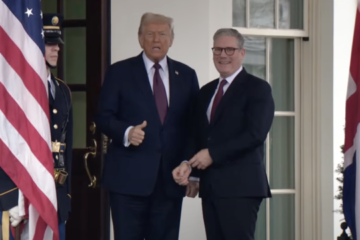 Trump meets with Starmer at White House