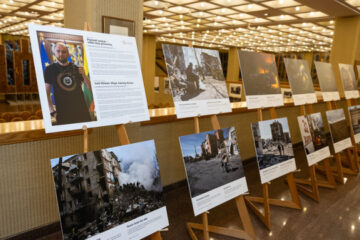 Lithuanian Parliament opens exhibition “Lost Home – Hope Among Ruins”