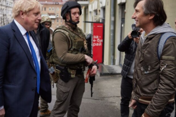 Russian propaganda fabricates fake news about death of Ukrainian man Boris Johnson met in Kyiv