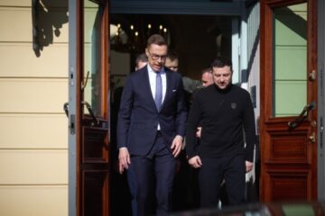 Zelensky, Stubb meet with Finnish defense companies executives