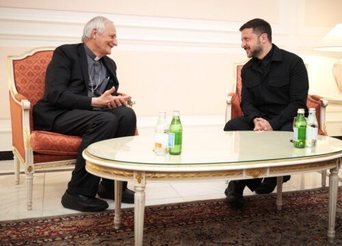 Zelensky discusses return of deported children, release of prisoners with Cardinal Zuppi