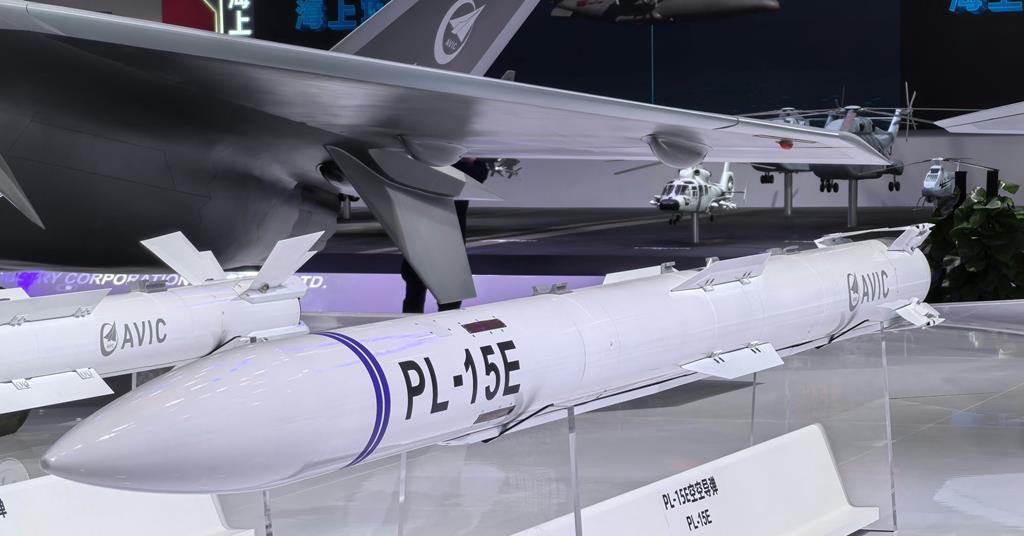 Chinese PL-15 missile Chinese PL-15 missile