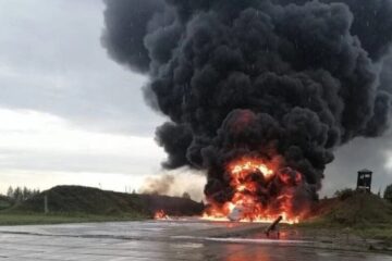 Fire, explosions reported at military airfield in Crimea – partisans