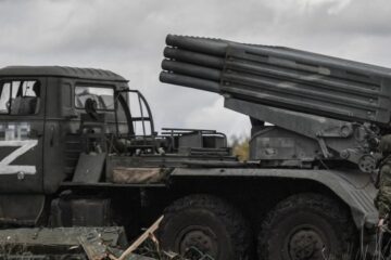 FPV drone destroys Russian Grad in Pokrovsk sector