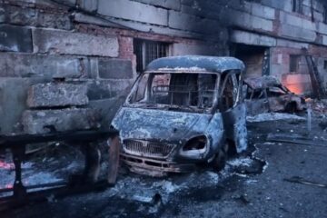 Russian troops attack construction base in Sloviansk at night