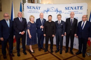 Zelensky meets with Czech Senate leadership
