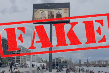 Russian propaganda fabricates video of ‘Immortal Regiment’ broadcast on Berlin billboards
