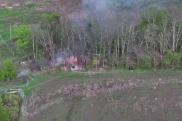 Ukrainian border guards destroy Russian ammo depot in Kharkiv region using FPV drones
