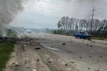Russian drone hits power company vehicle in Sumy: One killed, three injured