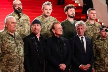 Bono’s appearance with Ukrainian military in Cannes was Sean Penn’s idea