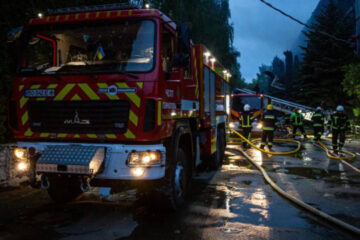 Russian attack damages seven high-rise buildings and 10 enterprises in Ternopil