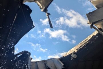 Hospital damaged in overnight attack on Kremenchuk