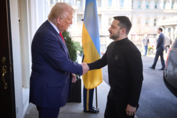 Zelensky meets with Trump in Hague