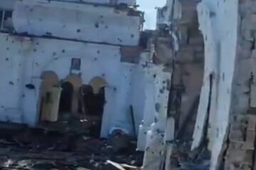 Russian strike destroys church in Pokrovsk
