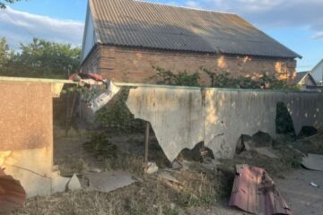Russian drones and artillery strike Nikopol district overnight; civilian infrastructure damaged