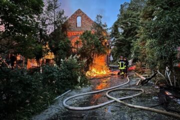 Fires extinguished after overnight Russian attack on Odesa region