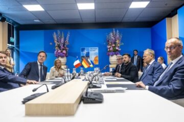 Zelensky discusses strengthening Ukraine’s air defense with E5 leaders, NATO Secretary General