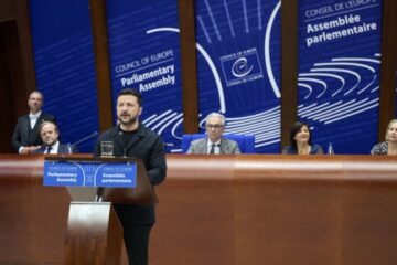 Zelensky at PACE: Hague is ideal place to establish justice