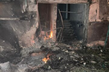 Injuries reported as Russian drone hits apartment building in Bilozerske, Donetsk region