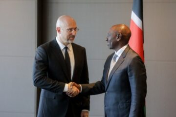 Ukrainian PM, Kenyan president discuss food security